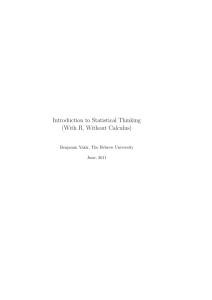 Introduction to Statistical Thinking