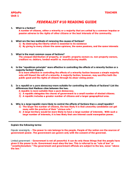federalist paper 10 full text