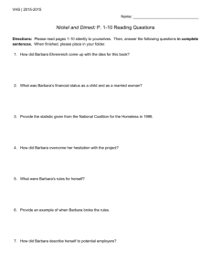 Nickel and Dimed​:​ ​P. 110 Reading Questions