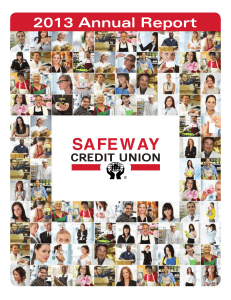 2013 Annual Report - Canada Safeway Limited Employees Savings