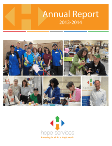 Annual Report - Hope Services