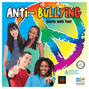 Anti-Bullying Starts with You