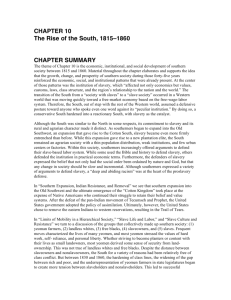 CHAPTER 10 The Rise of the South, 1815–1860