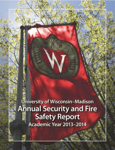 University of Wisconsin–Madison || Annual Security and Fire Safety