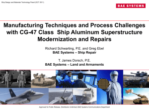 Manufacturing Techniques and Process Challenges with CG