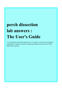 perch dissection lab answers - Fenster