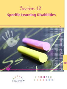 Section 10 - Special Education Support Service