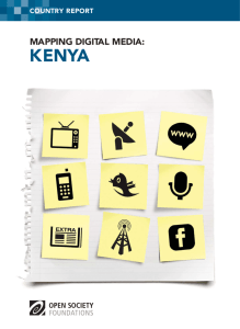Mapping Digital Media: Kenya
