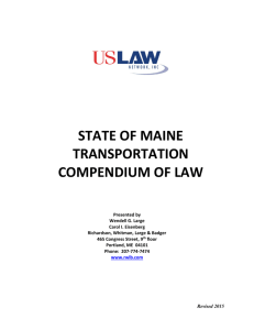 Transportation Law Compendium