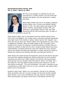 Remembering Sister Elaine Garety