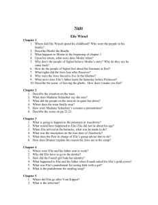 Night Comprehension Questions