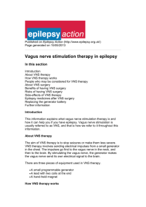 Vagus Nerve Stimulation Therapy In Epilepsy