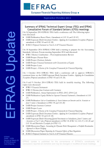 September-October 2014 Summary of EFRAG Technical Expert