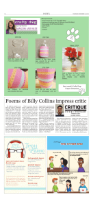 Poems of Billy Collins impress critic