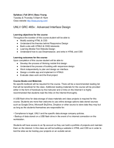 UNLV GRC 465x : Advanced Interface Designаа