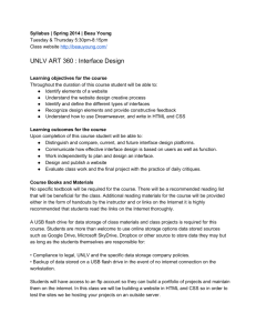 UNLV ART 360 : Interface Design