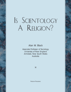 IS SCIENTOLOGY A RELIGION?