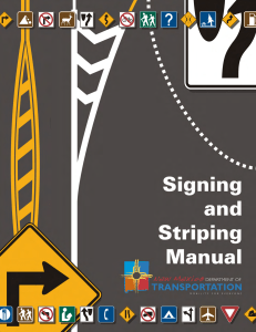 Signing and Striping Manual - New Mexico Department of