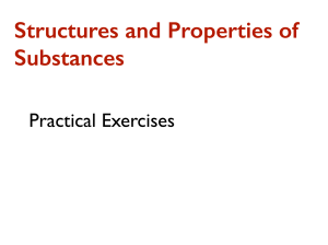 04.3.1 - Structures and Properties of Substances