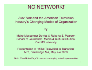 no network! - MIT Comparative Media Studies/Writing