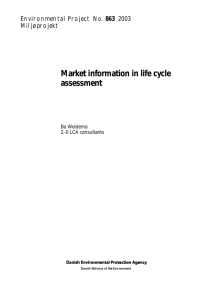 Market information in life cycle assessment