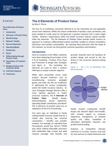 The 6 Elements of Product Value