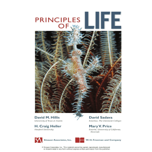 Principles of Life - Sinauer Associates