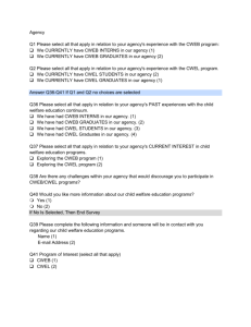 Agency Q1 Please select all that apply in relation to your agency's