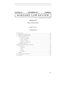 ARTICLES - Harvard Law Review