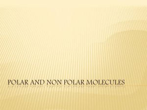 polar and non polar molecules