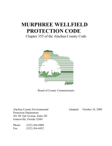 murphree wellfield protection code