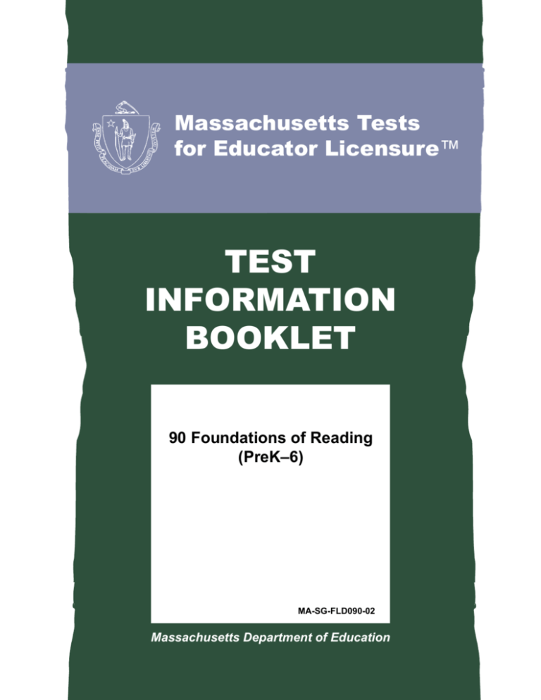 pearson foundations of reading test study guide