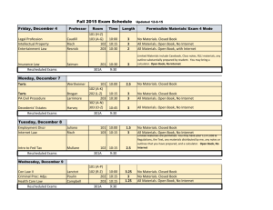 Copy of Fall 2015 Exam Schedule for Faculty.xlsx