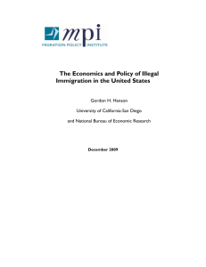 The Economics and Policy of Illegal Immigration in the United States