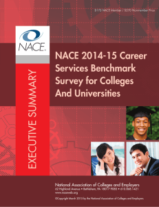 2014-15 Career Services Benchmark Survey