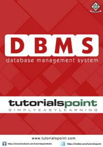 DBMS Tutorial (PDF Version)