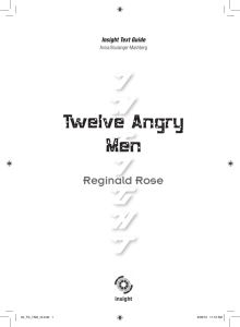 Twelve Angry Men - Insight Publications