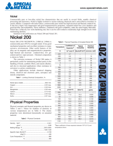 Nickel 200 & 201 Web.qxd - Special Metals Corporation