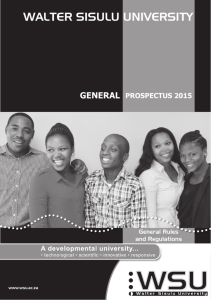 WSU general prospectus 2015