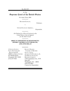 Supreme Court of the United States - The Becket Fund for Religious