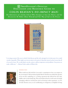 COLIN BEAVAN'S NO IMPACT MAN: