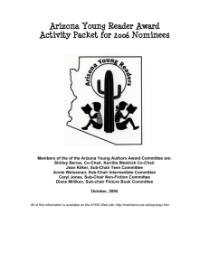 2006 Activity Packet - Grand Canyon Reader Awards