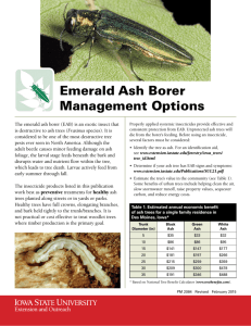Emerald Ash Borer Management Options - Extension Store