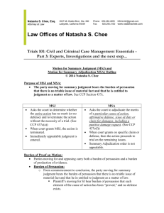 Law Offices of Natasha S. Chee