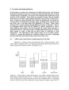 4. Ceramics and Semiconductors.