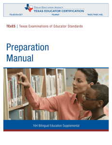 TExES Bilingual Education Supplemental (164) Preparation