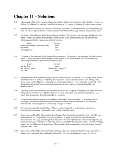 Chapter 11 – Solutions