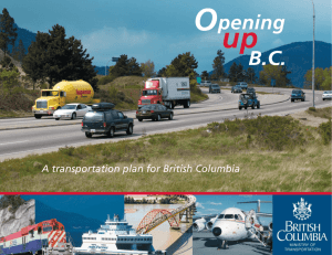 Opening Up BC - Province of British Columbia