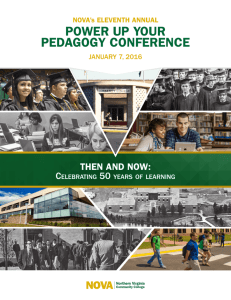 pup conference 2016 program - Northern Virginia Community College