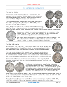 The 1807 Quarter Story - University of Rare Coins